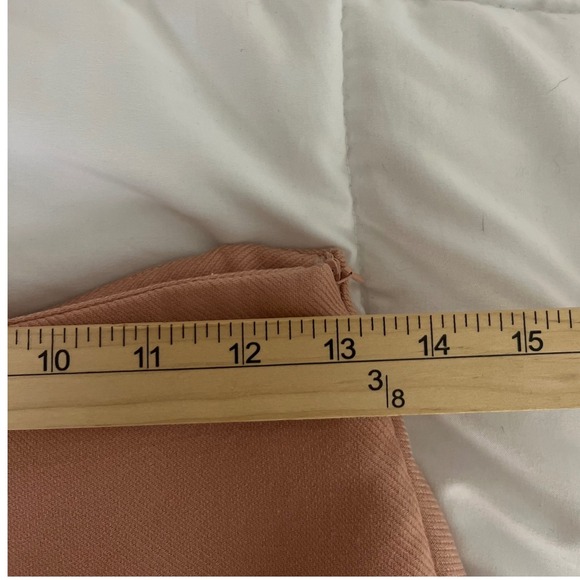 Zara Woman XS Mini Skirt Peach Pink Above Knee Officecore Casual - Picture 5 of 7